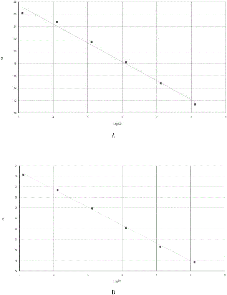 Primer set for detecting American canine influenza virus subtype H3N8 and application thereof