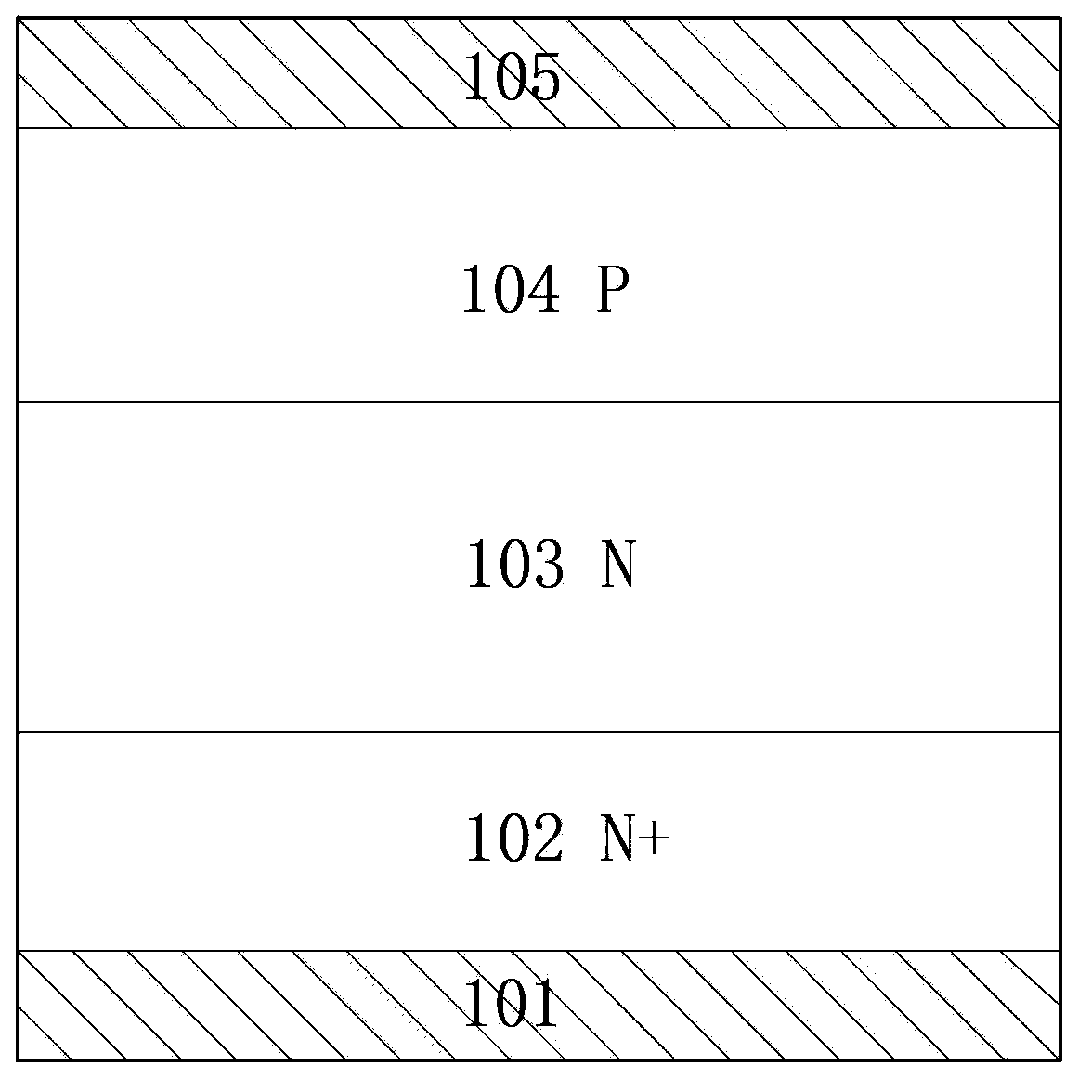 Structure of fast recovery diode (FRD) and manufacturing method thereof