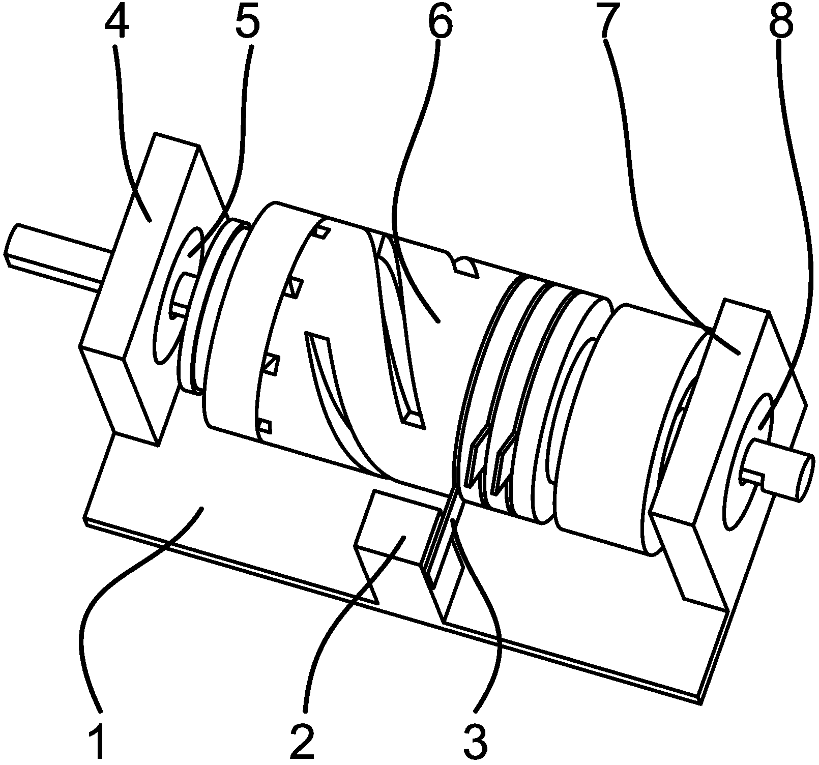 Flexible installation fixing apparatus for minitype mode-conversion type ultrasonic motor