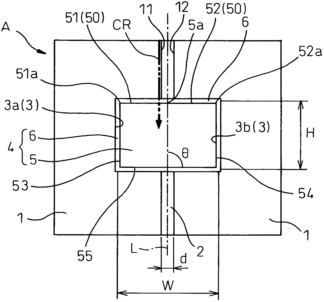 Weld structure having resistance to brittle crack propagation