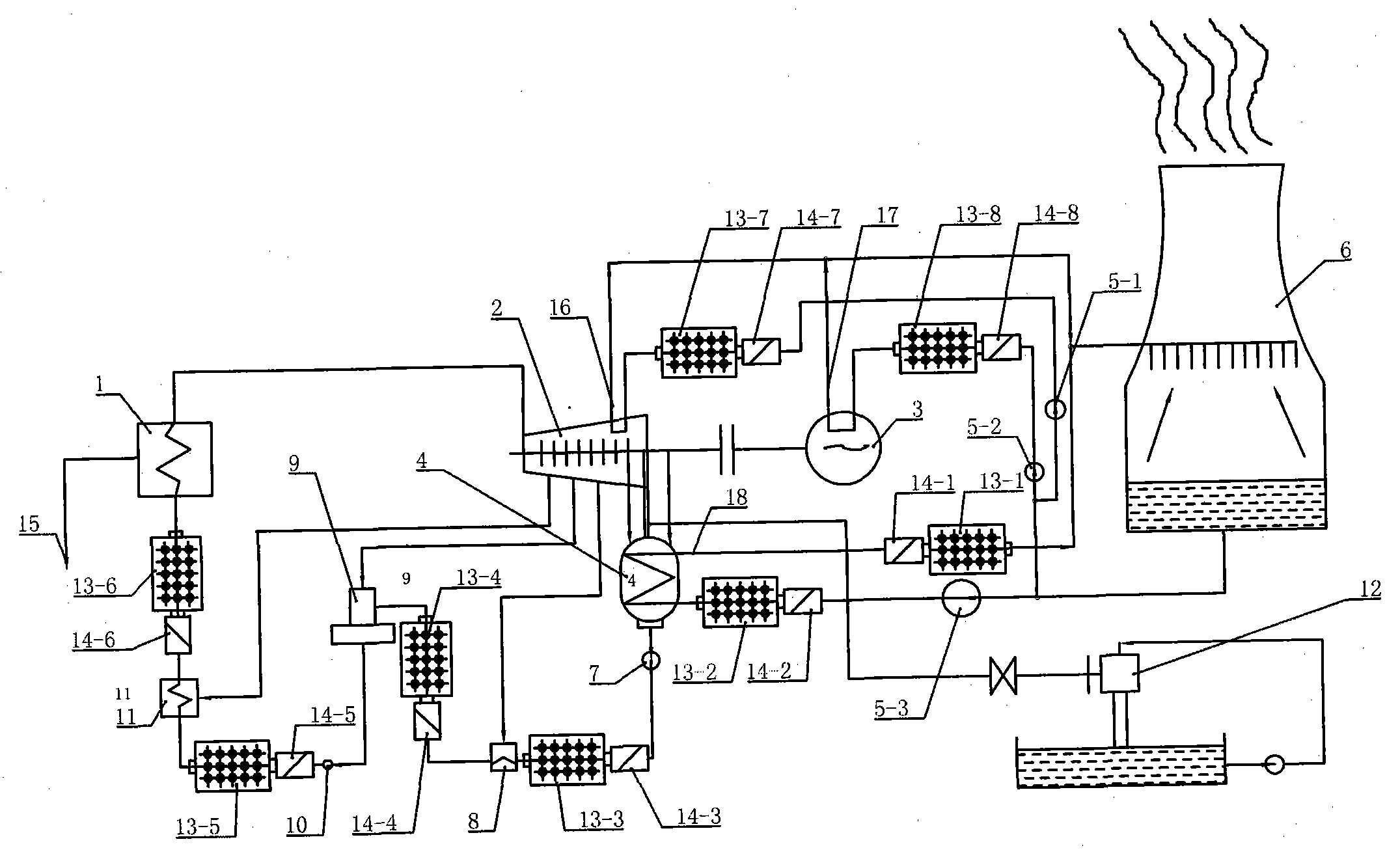 Method and device for preventing and removing scales, removing oxygen, cleaning, sterilizing and removing algal by using ultrasonic waves