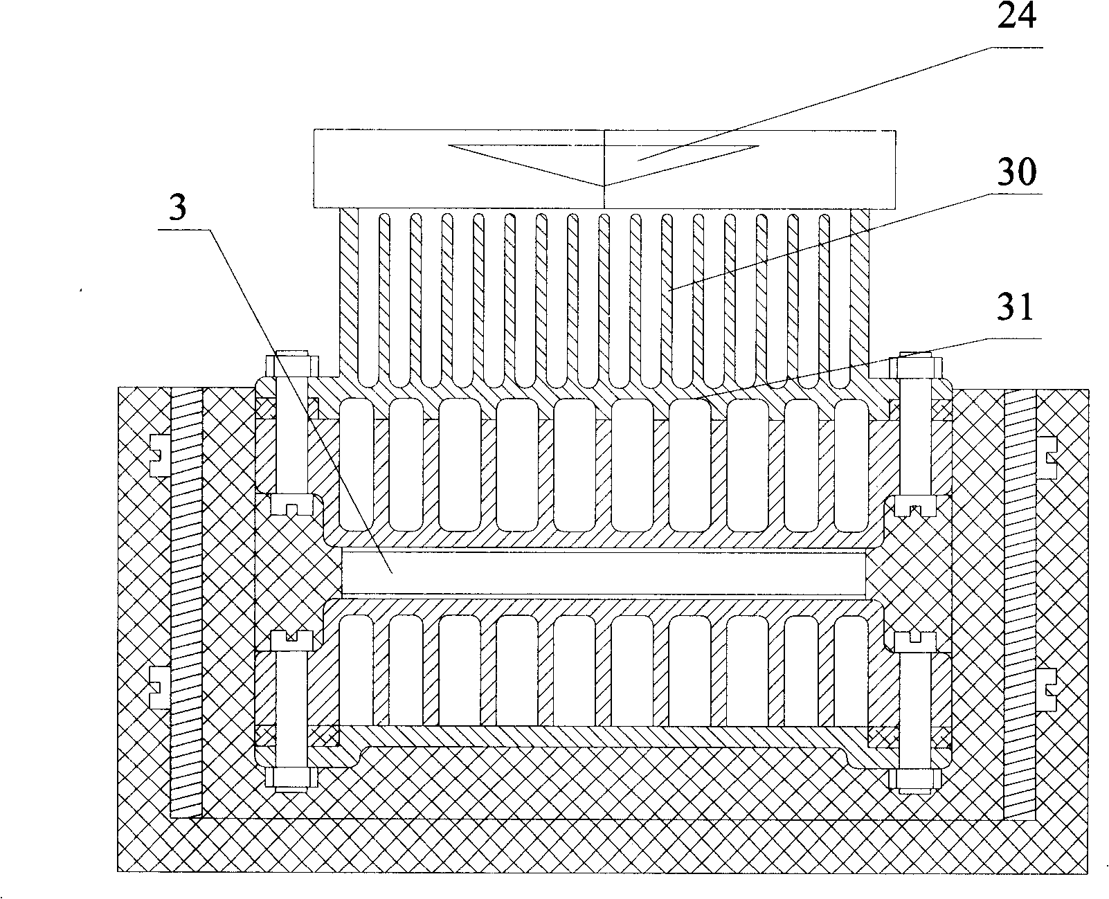 A temperature difference semiconductor module with cooling and heating and temperature difference power generation function