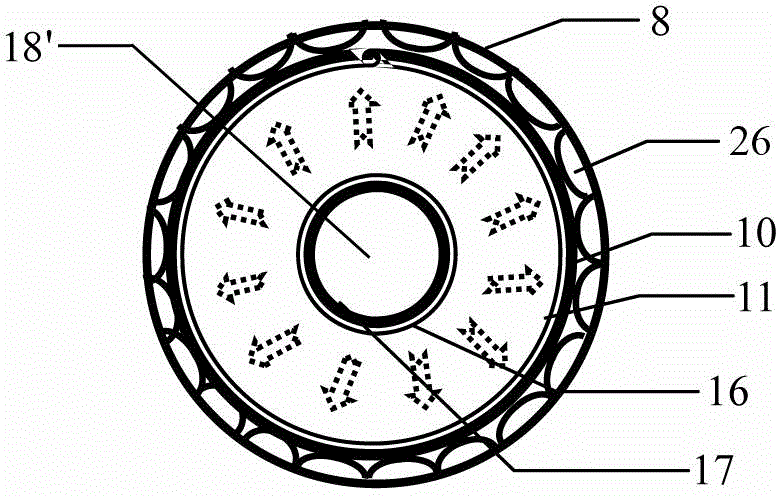 Axial and radial cross flow moving bed reactor and activated coke flue gas desulfurization and denitration technology thereof