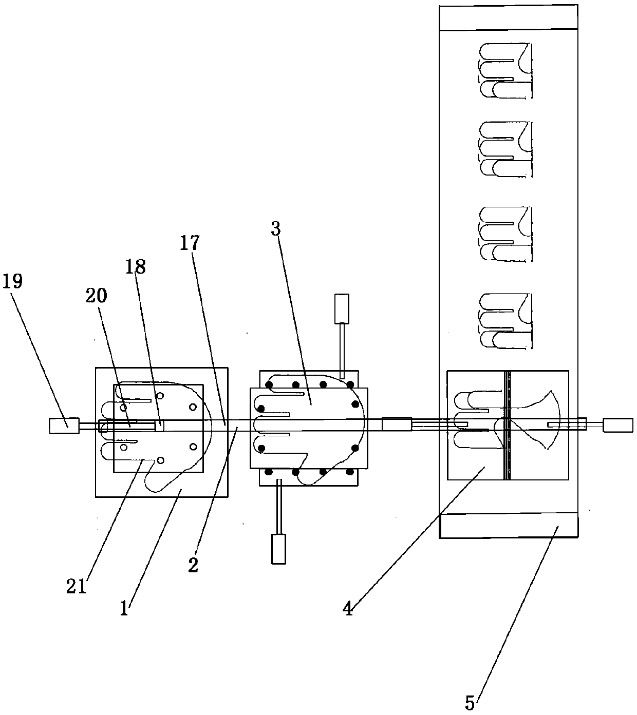 Automatic plastic glove folding machine