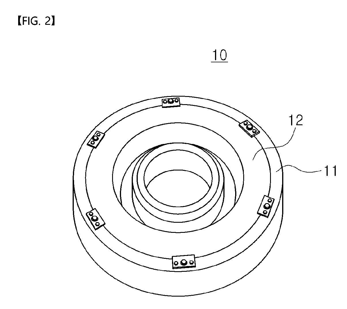 Field discharge resistor unit and synchronous motor including same