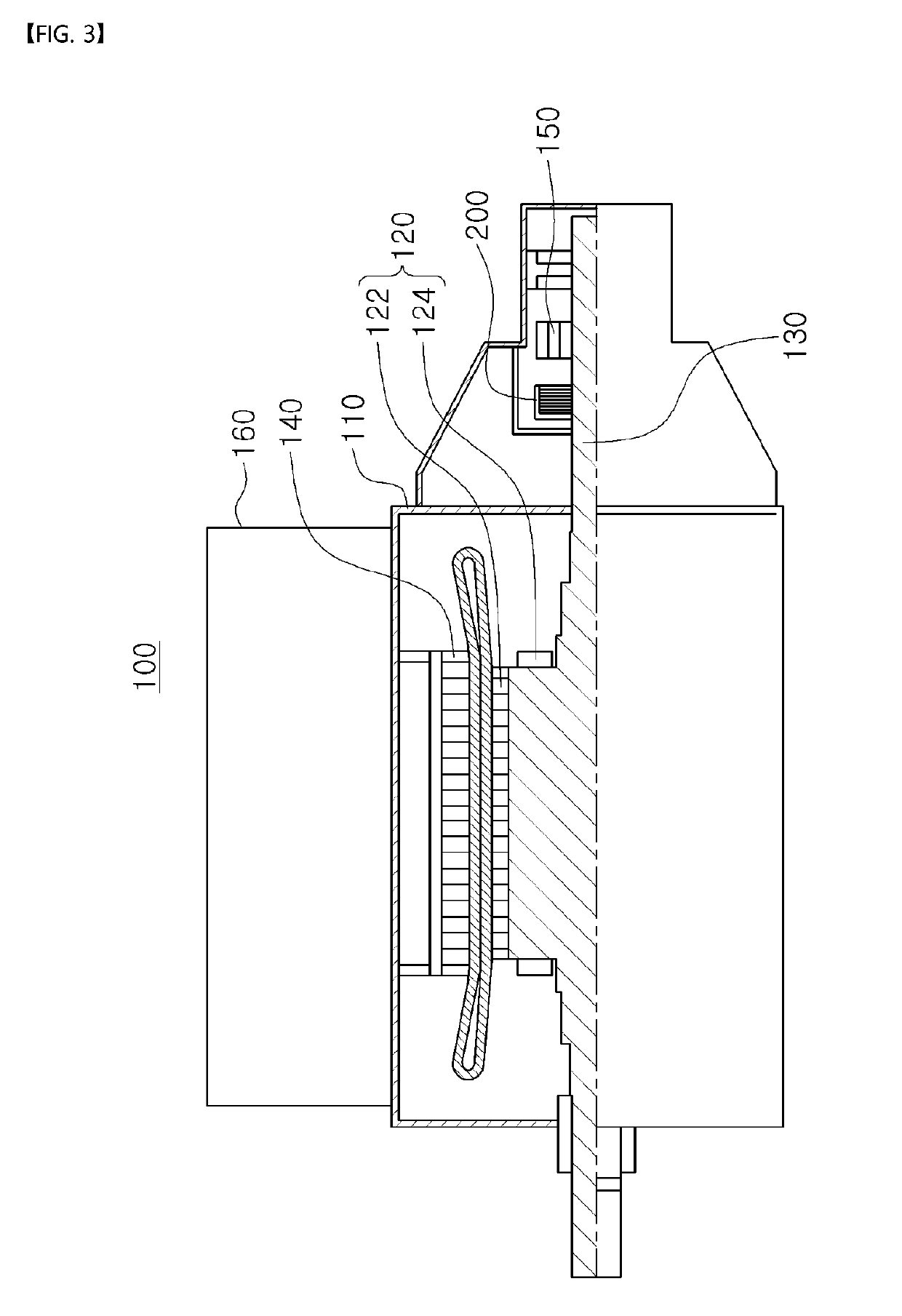 Field discharge resistor unit and synchronous motor including same