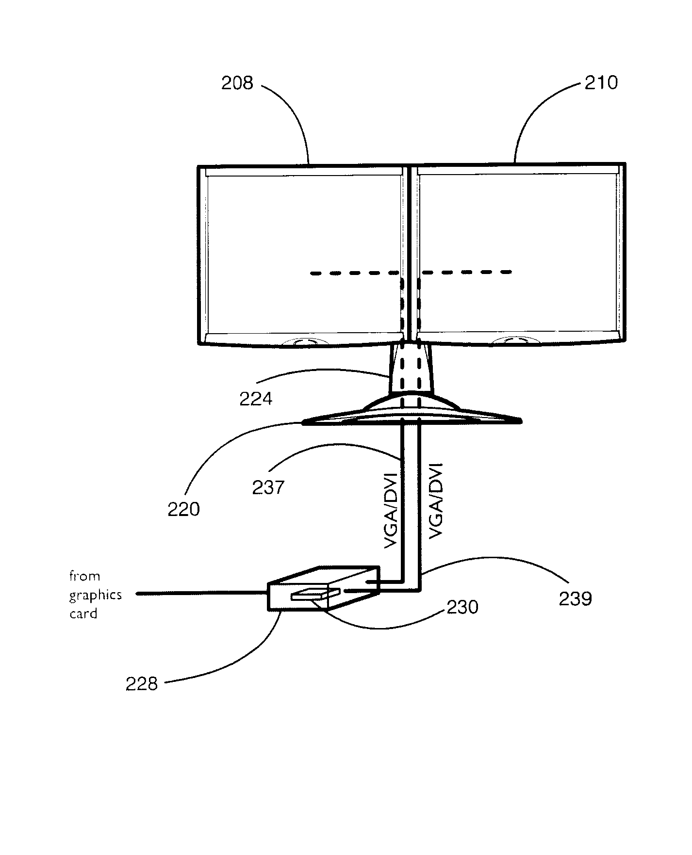 System and Method for Displaying Computer Data in a Multi-Screen Display System