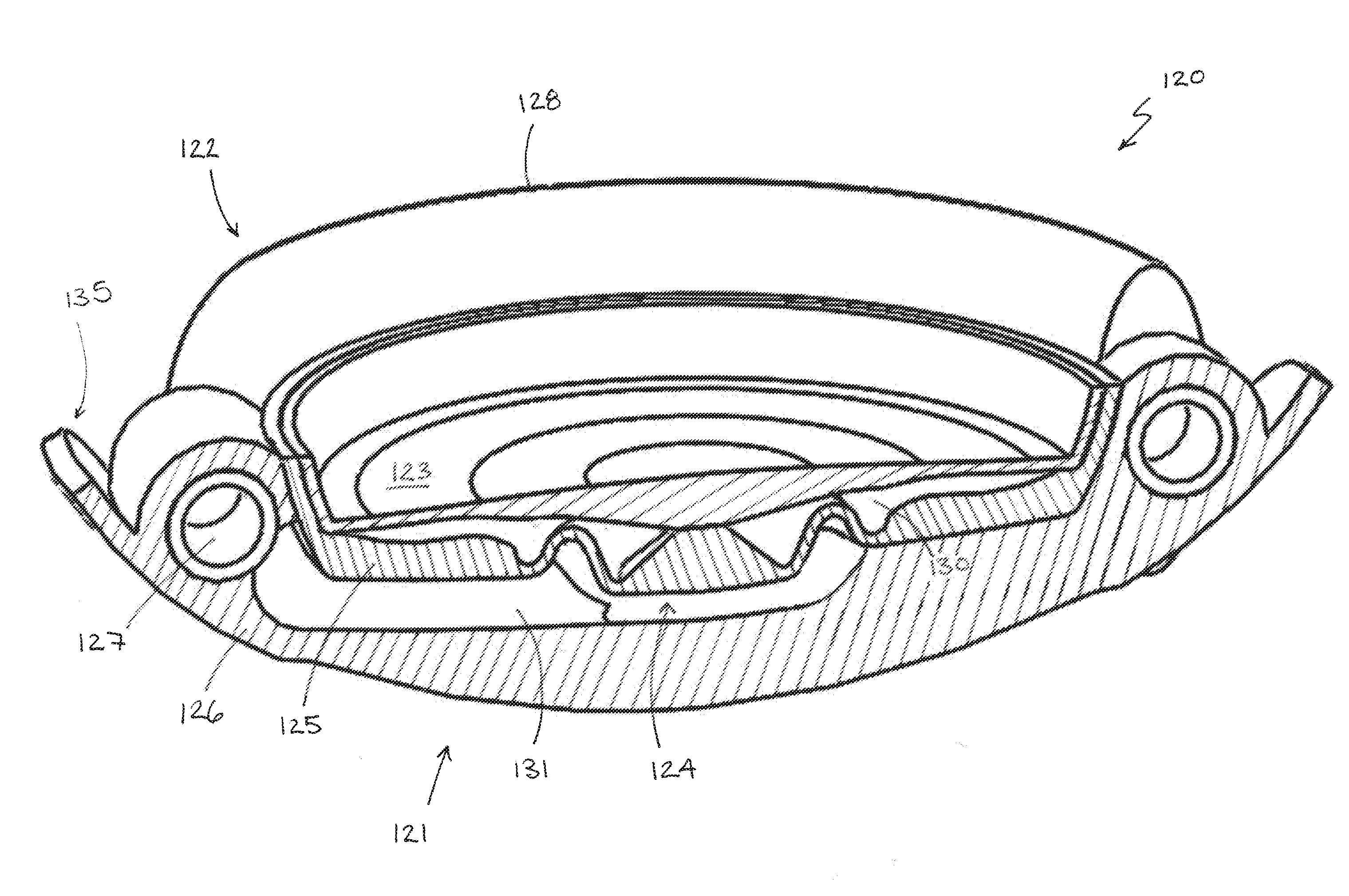 Accommodating intraocular lens system having spherical aberration compensation and method