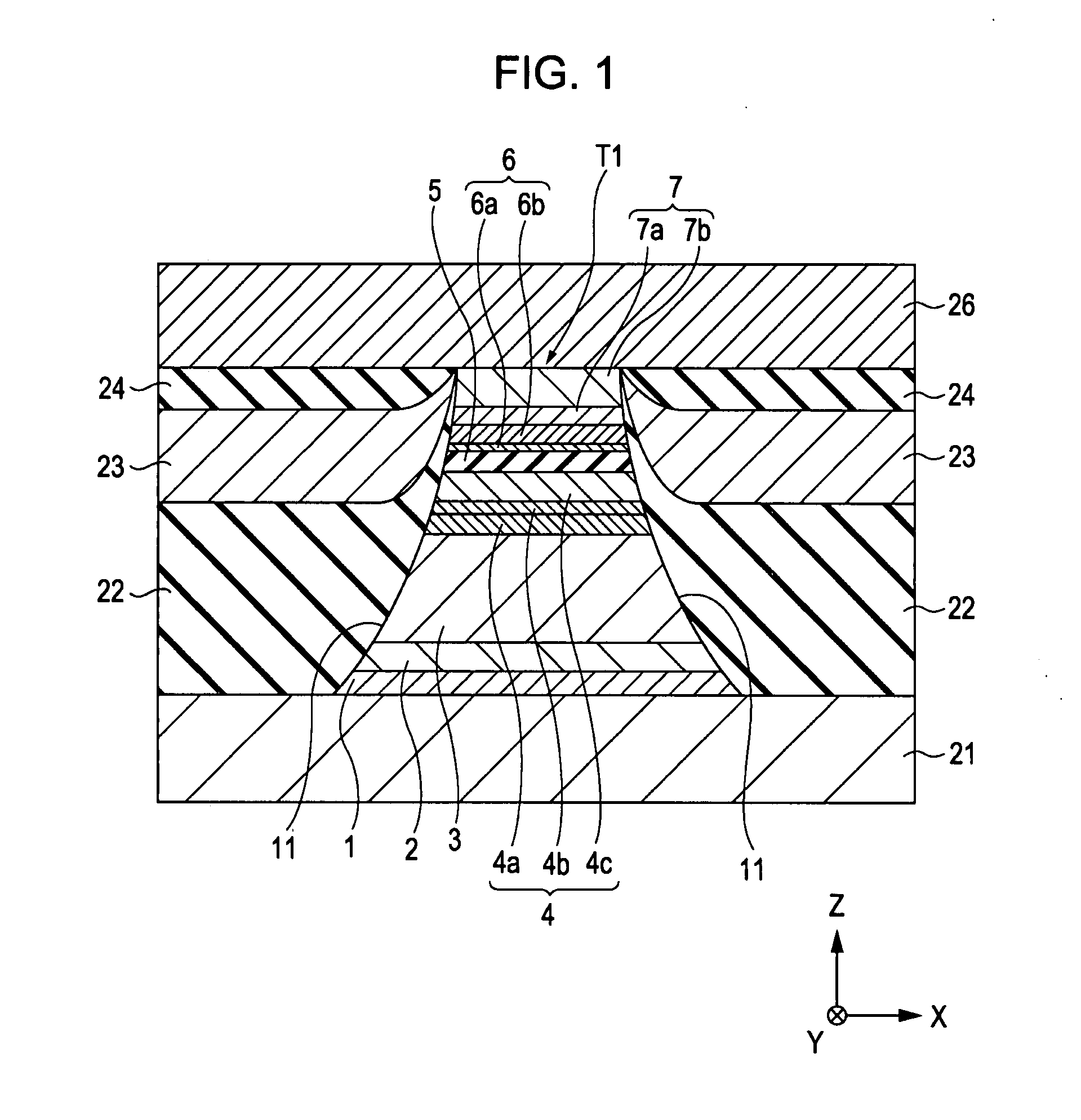 Tunnel type magnetic sensor having protective layer formed from Pt or Ru on free magnetic layer, and method for manufacturing the same