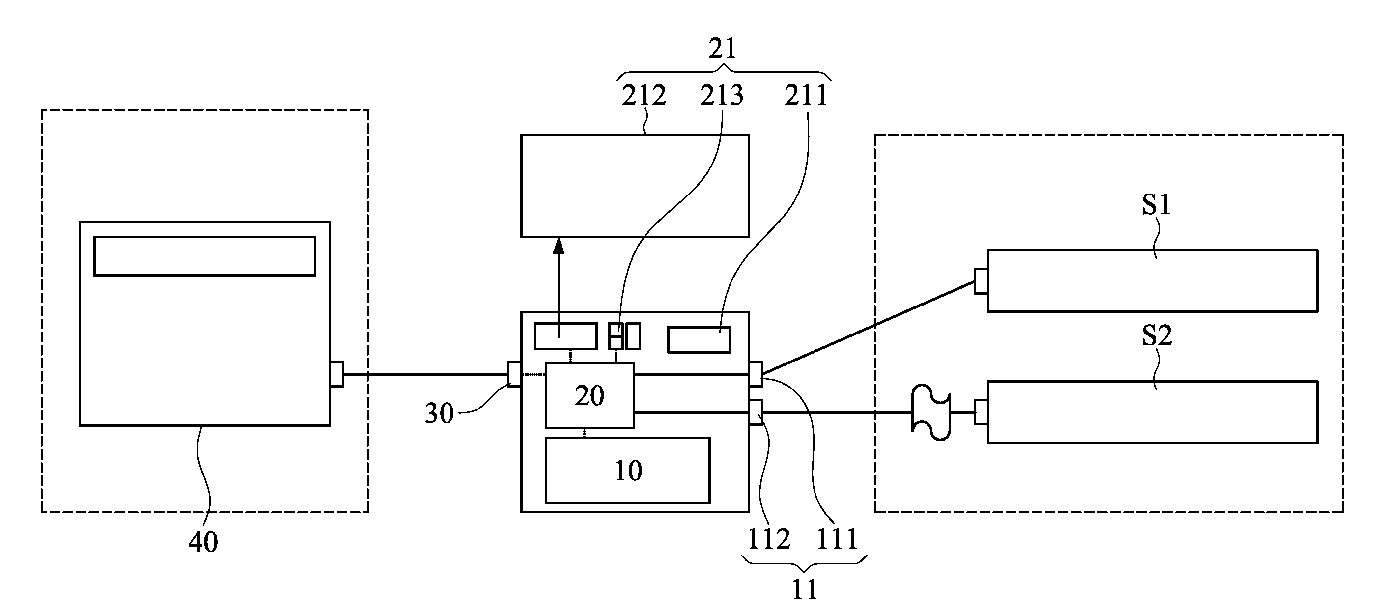 Device including a virtual drive system