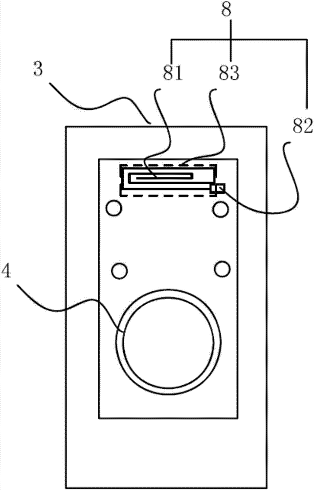 Antenna-built-in wireless temperature and humidity probe