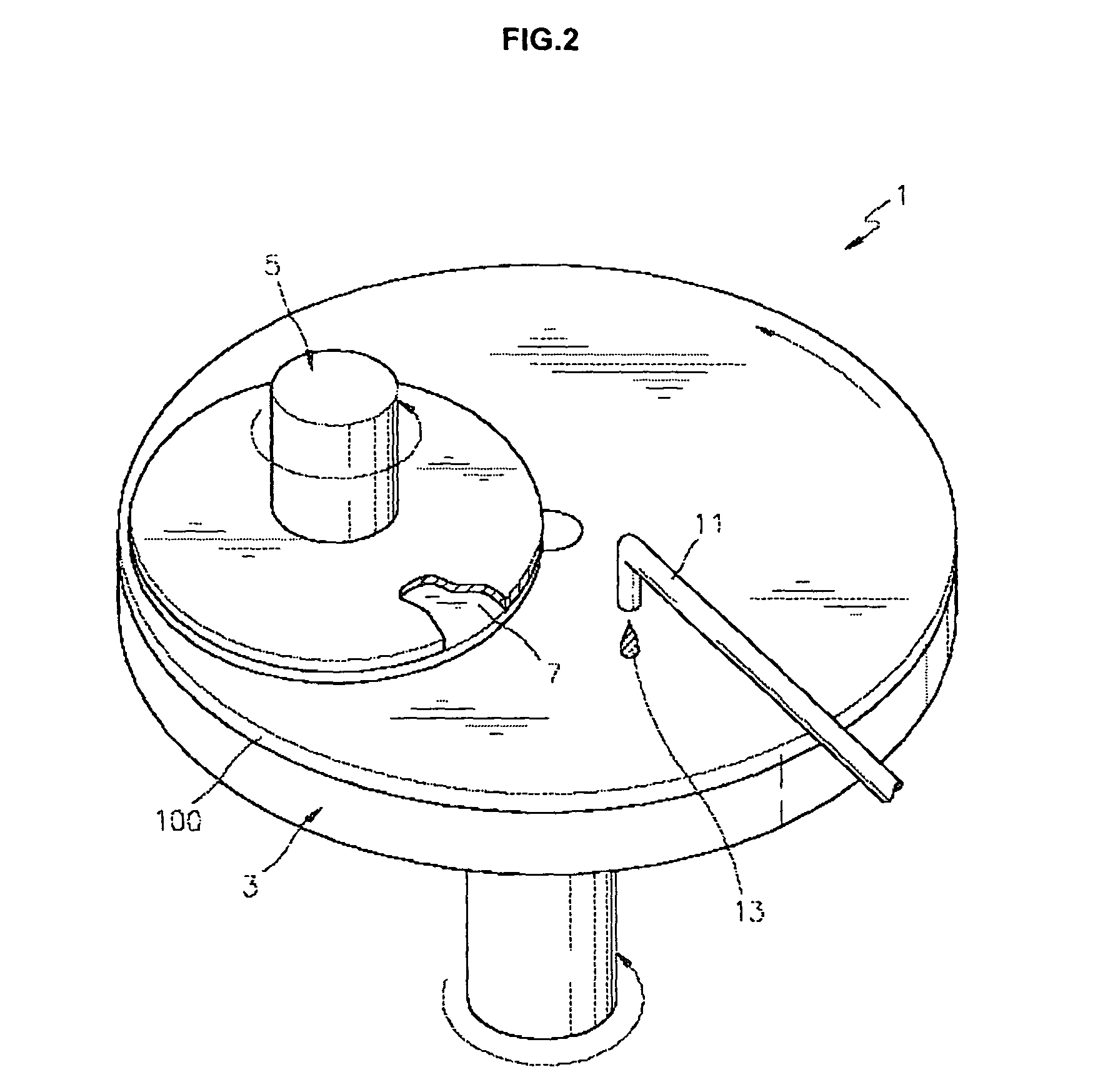 Integral polishing pad and manufacturing method thereof