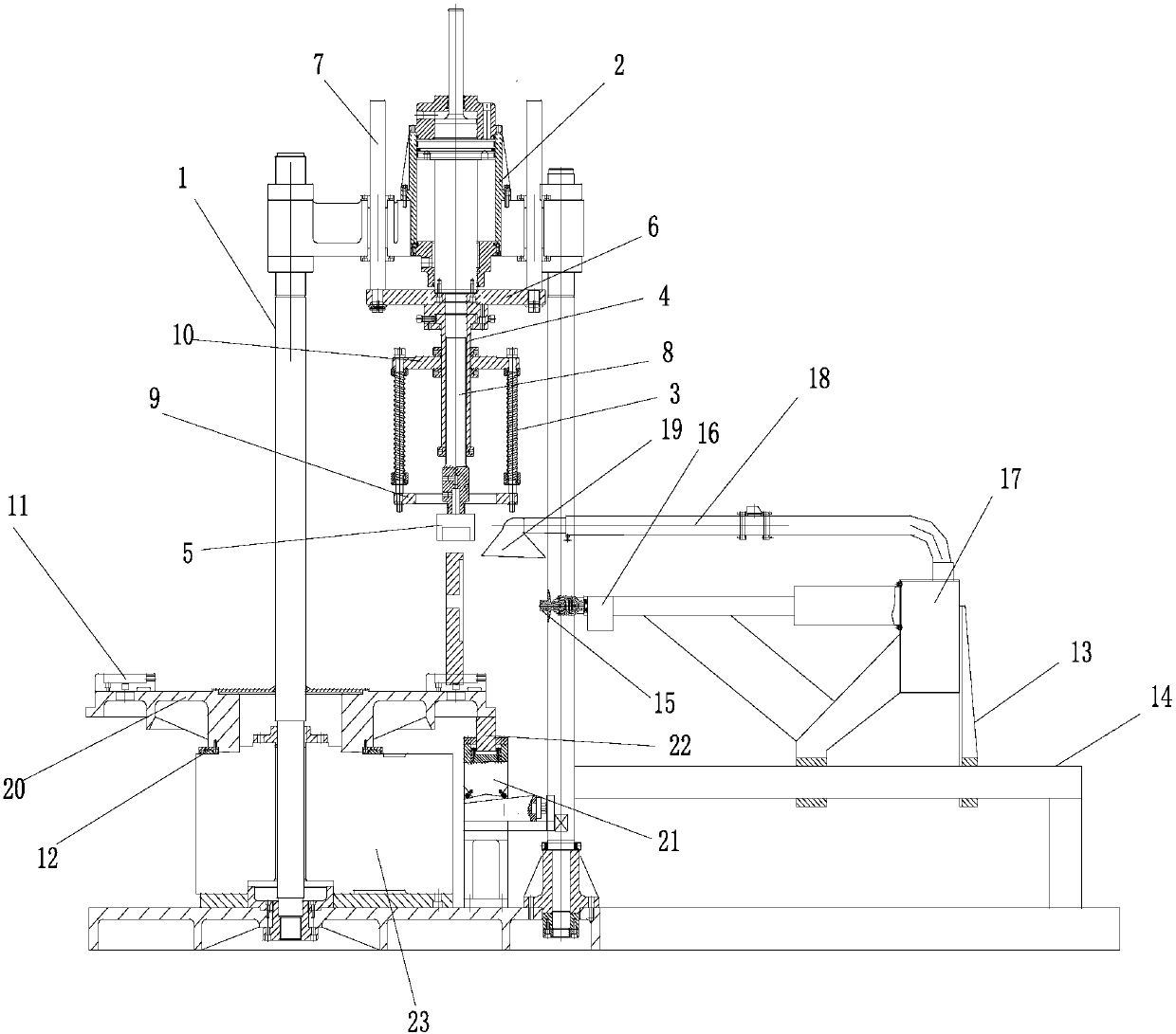 Automatic grinding device for strain clamp parts