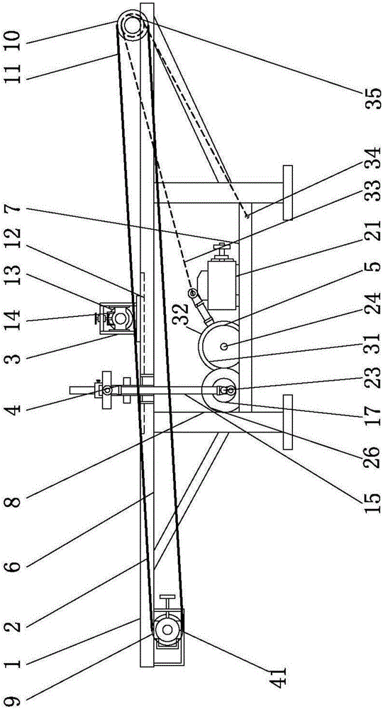 Mechanical cake pressing machine