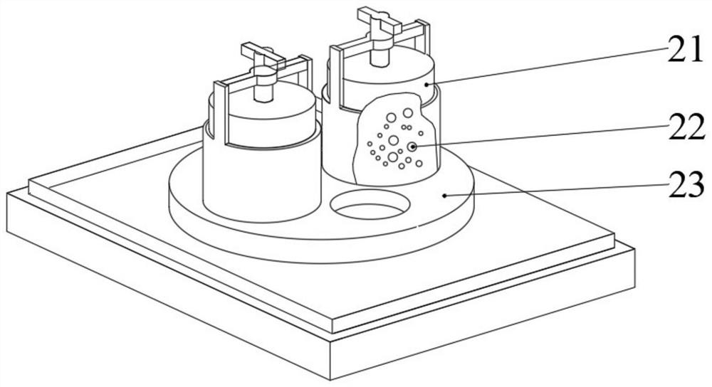 Processing method for composite lubricating structure of sliding bearing based on electron beam curing