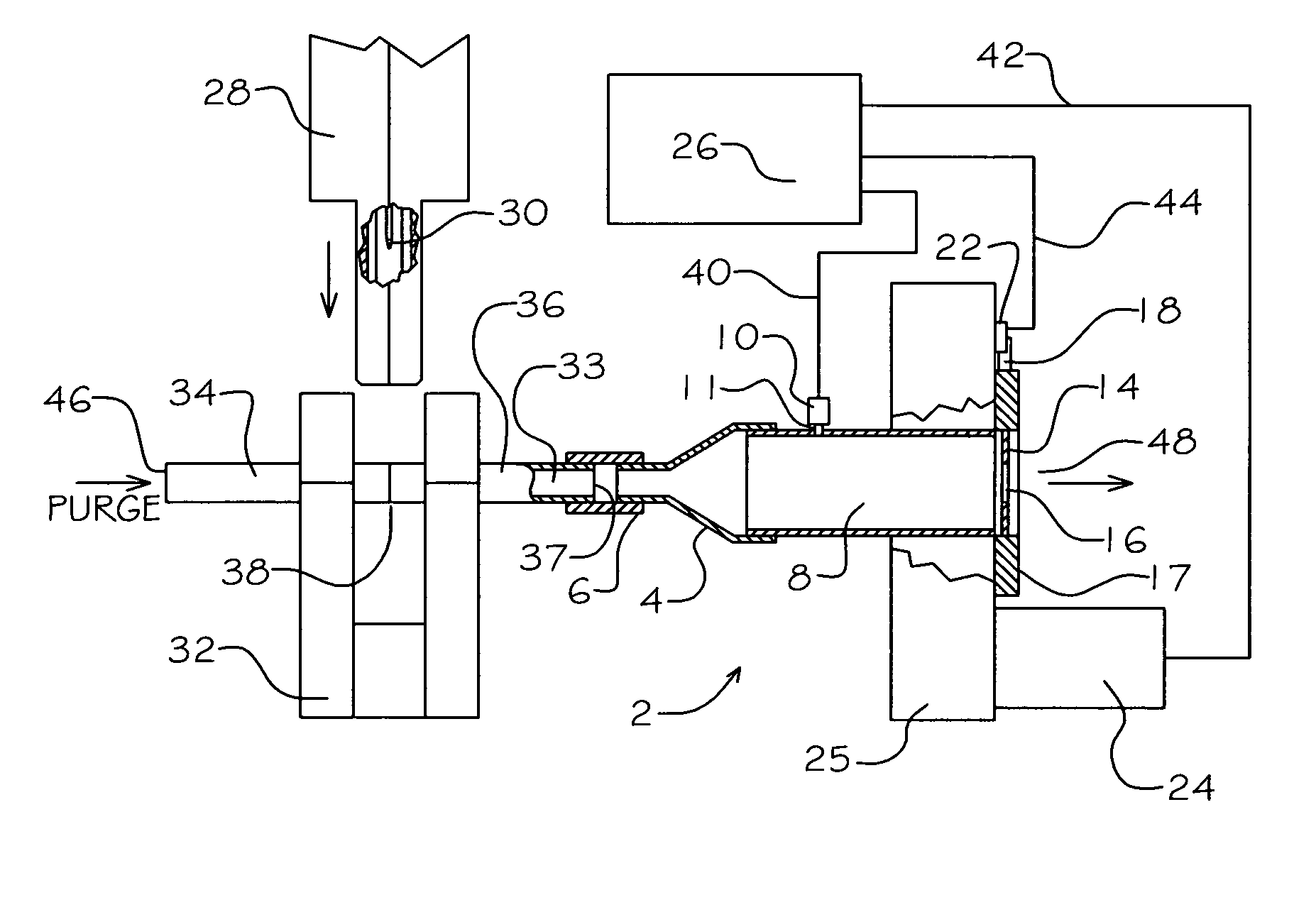 Orbital welding internal pressure control