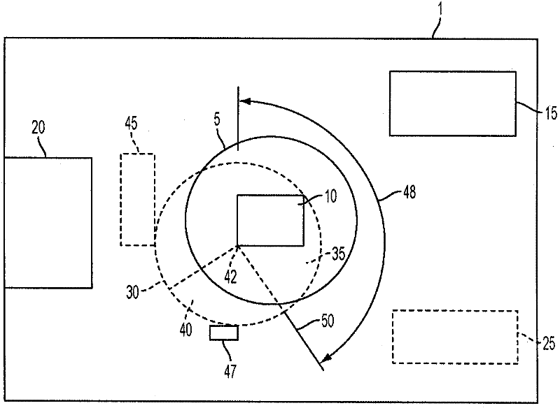 Camera with rotating polarizing filter