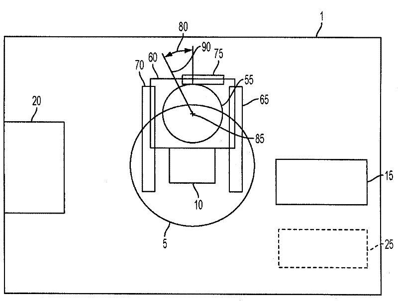 Camera with rotating polarizing filter