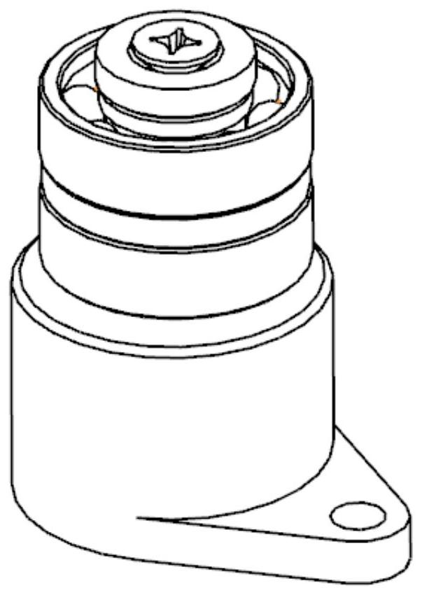 Double deep groove ball bearing pre-tightening eccentric cam follower