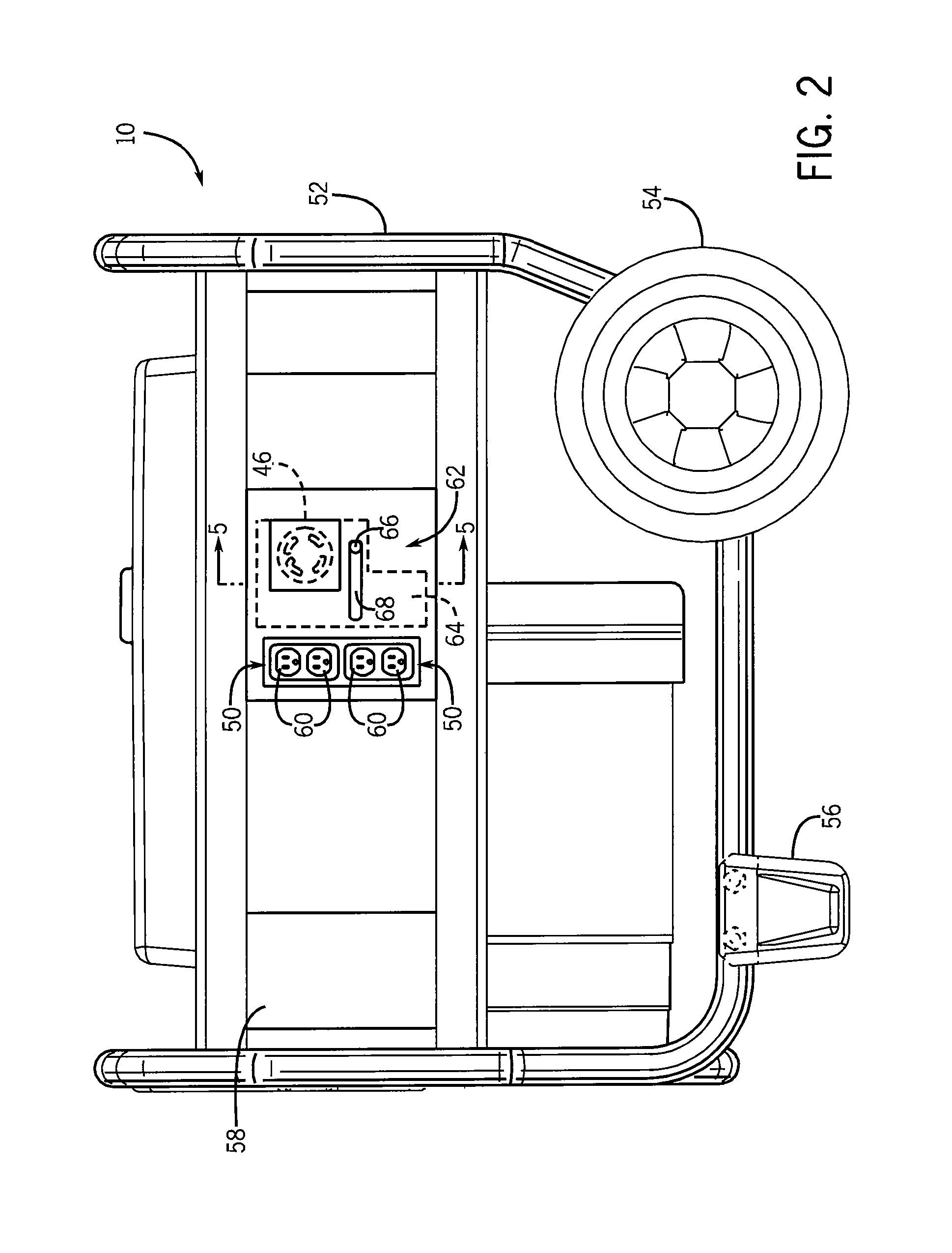 Interlock arrangement for controlling the neutral output of a portable generator