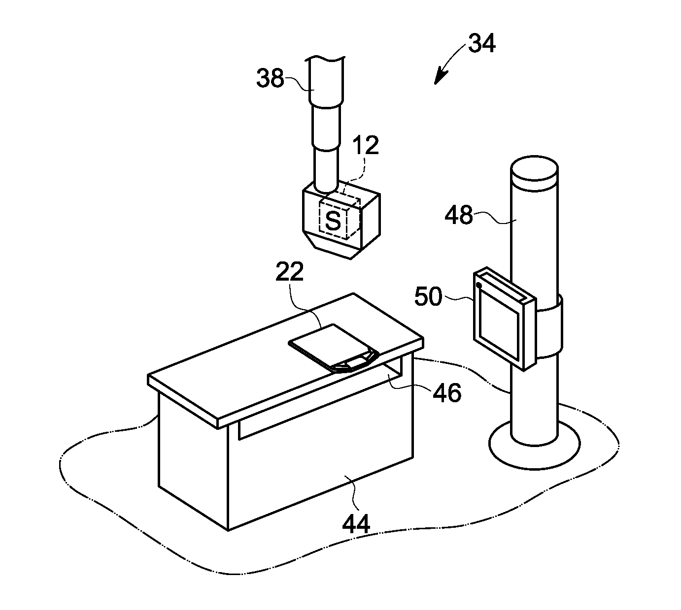 Digital x-ray detector  assembly with elastomeric backscatter shield