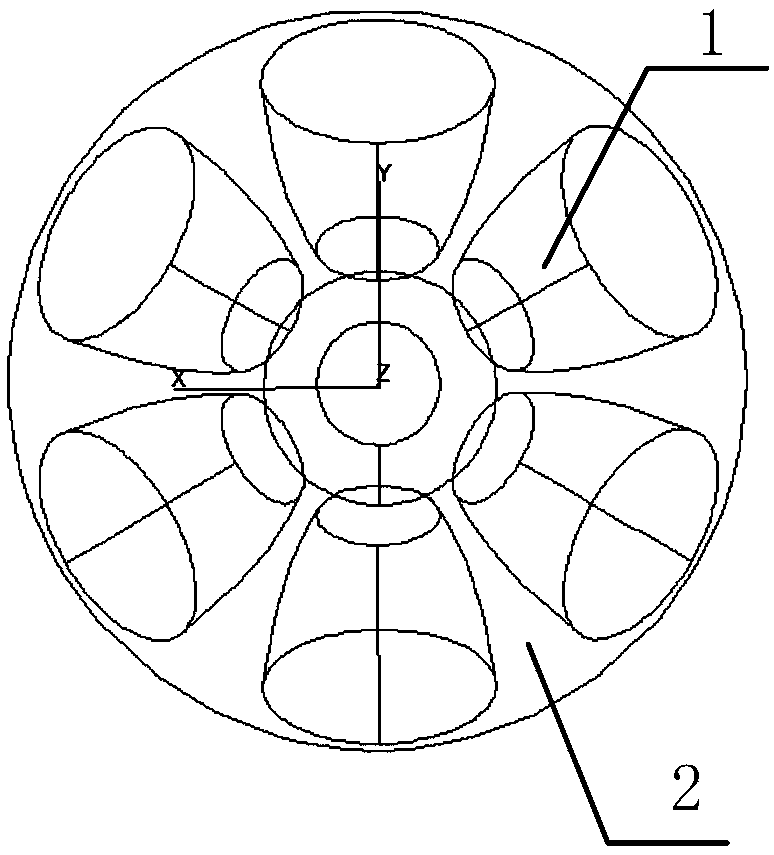 Optical Receiver Antenna for Angle Diversity Filled Compound Parabolic Concentrator