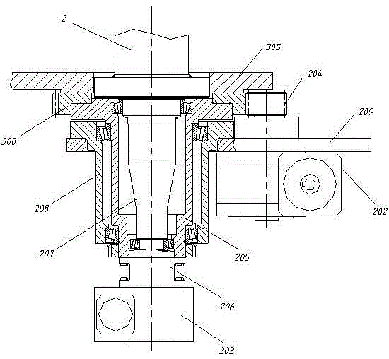 A bending mechanism of a bending machine