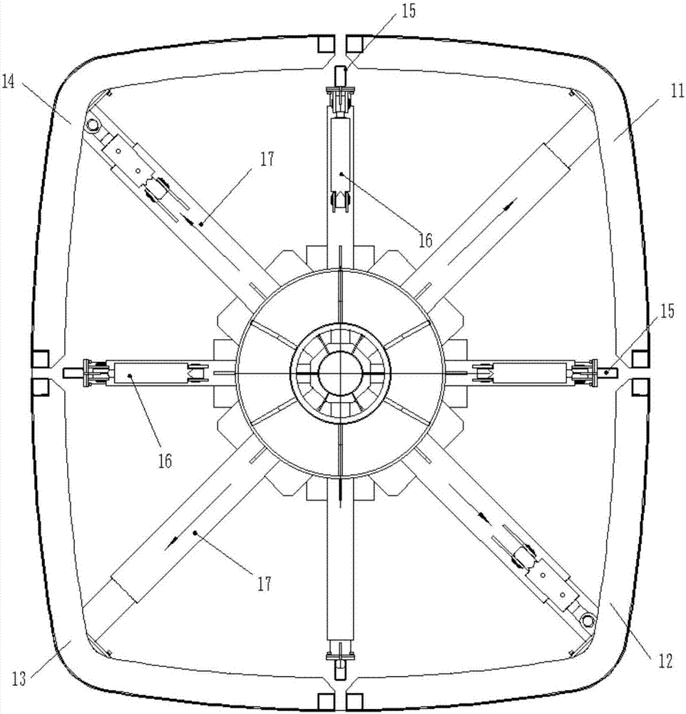 Demolding method and equipment for large-scale winding product