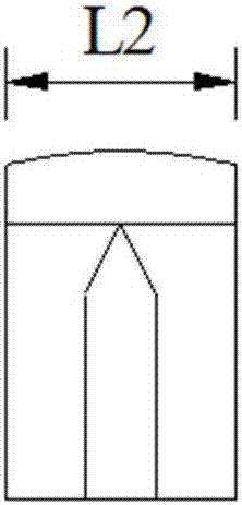 Rock field shear strength test device and method