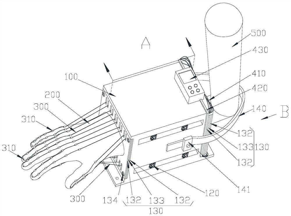 Device for hand rehabilitation exercise