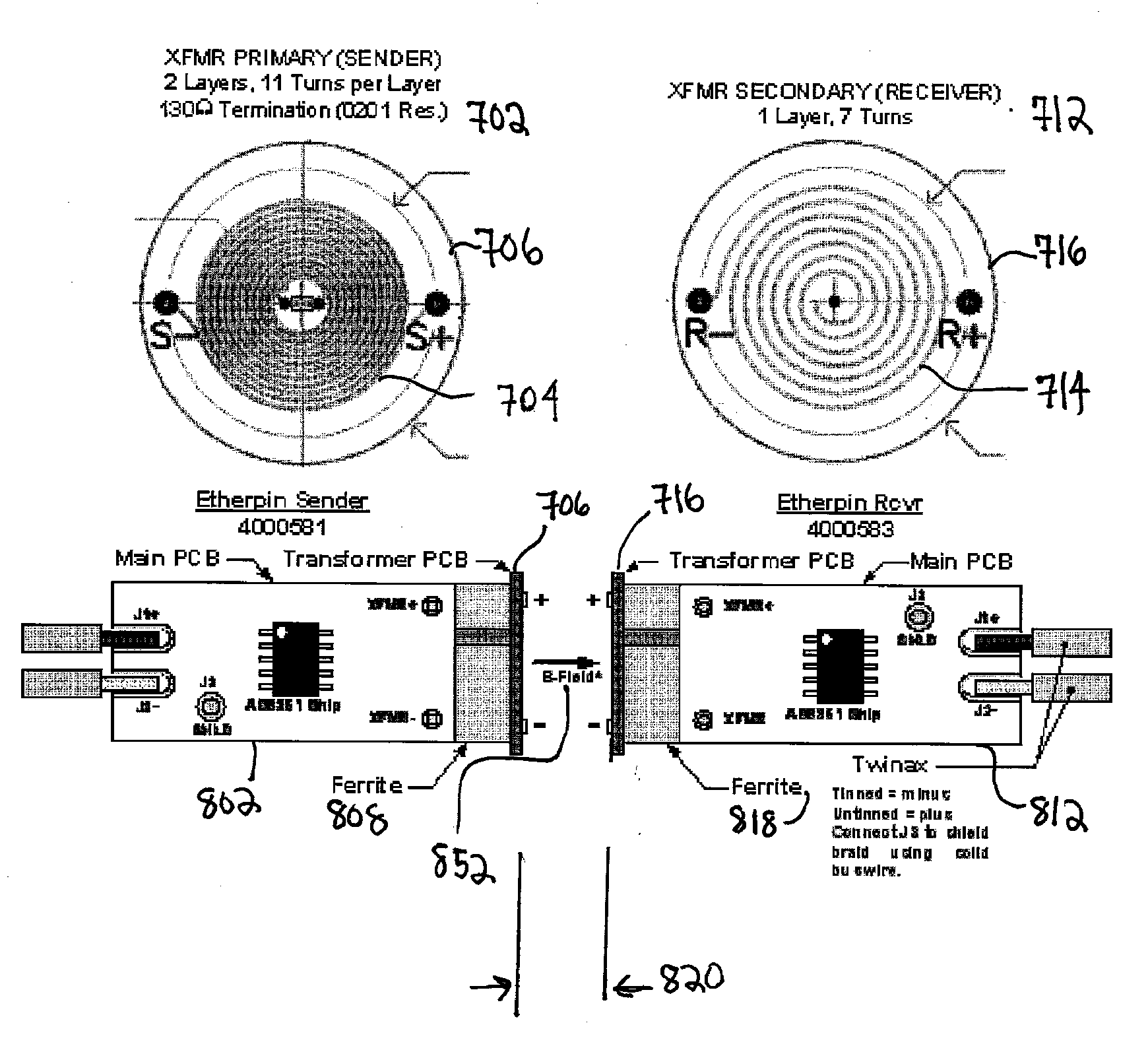 Contactless data communications coupler