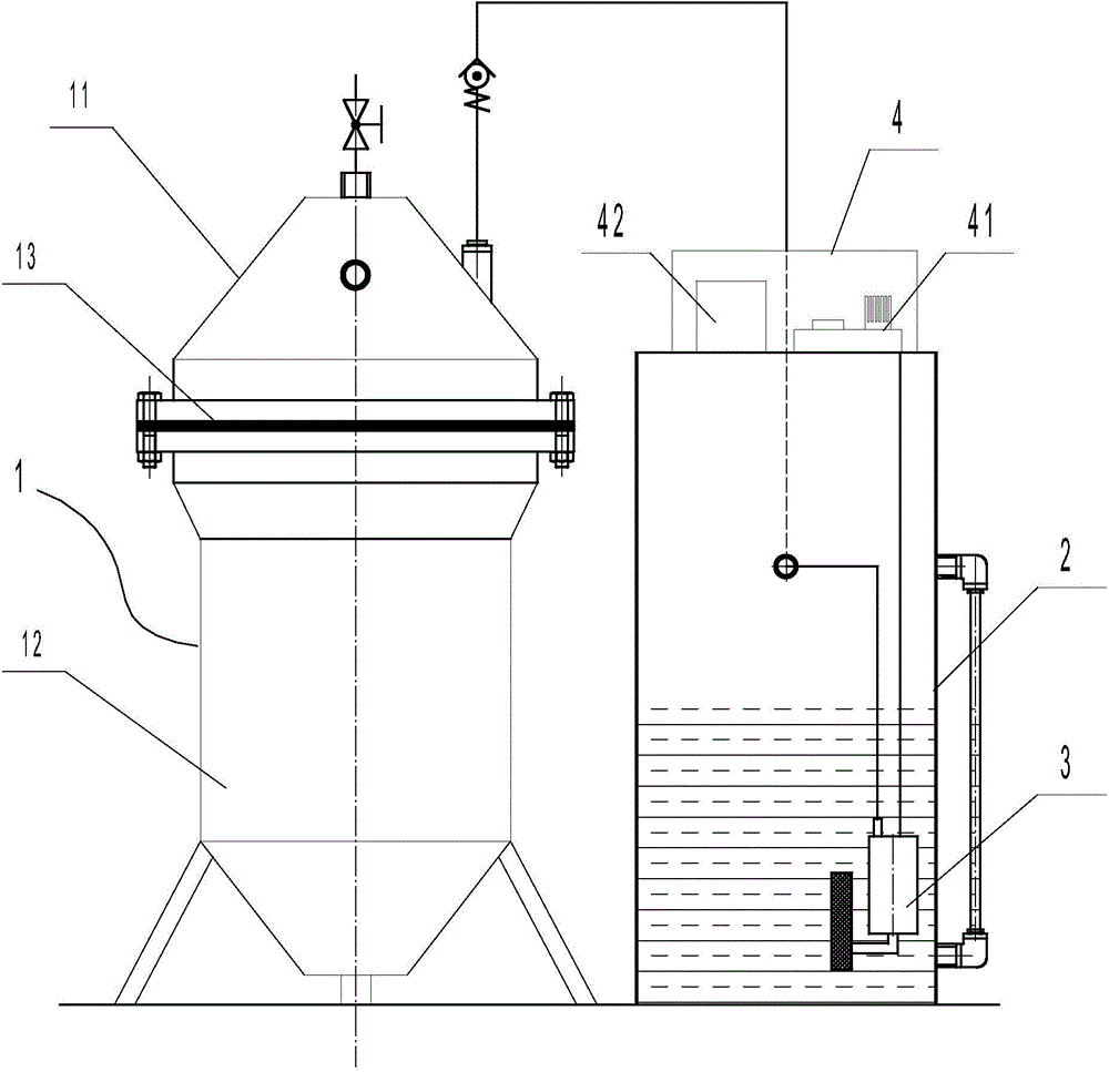 Liquid constant-pressure source device