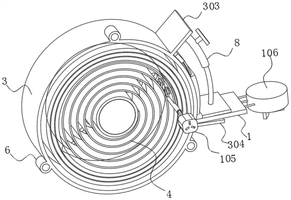 Computer power line assembly capable of adjusting length