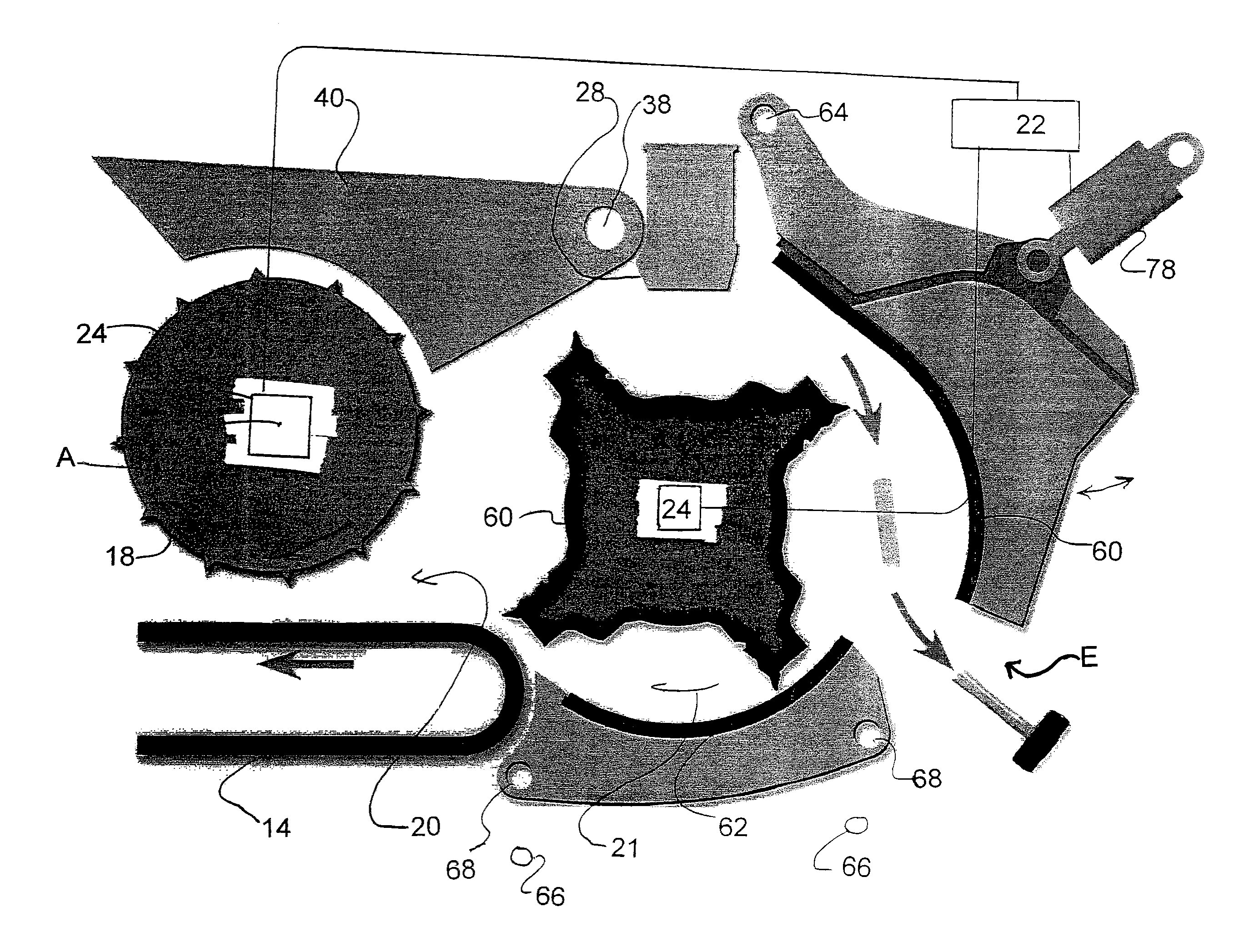 Failsafe system for material apparatus