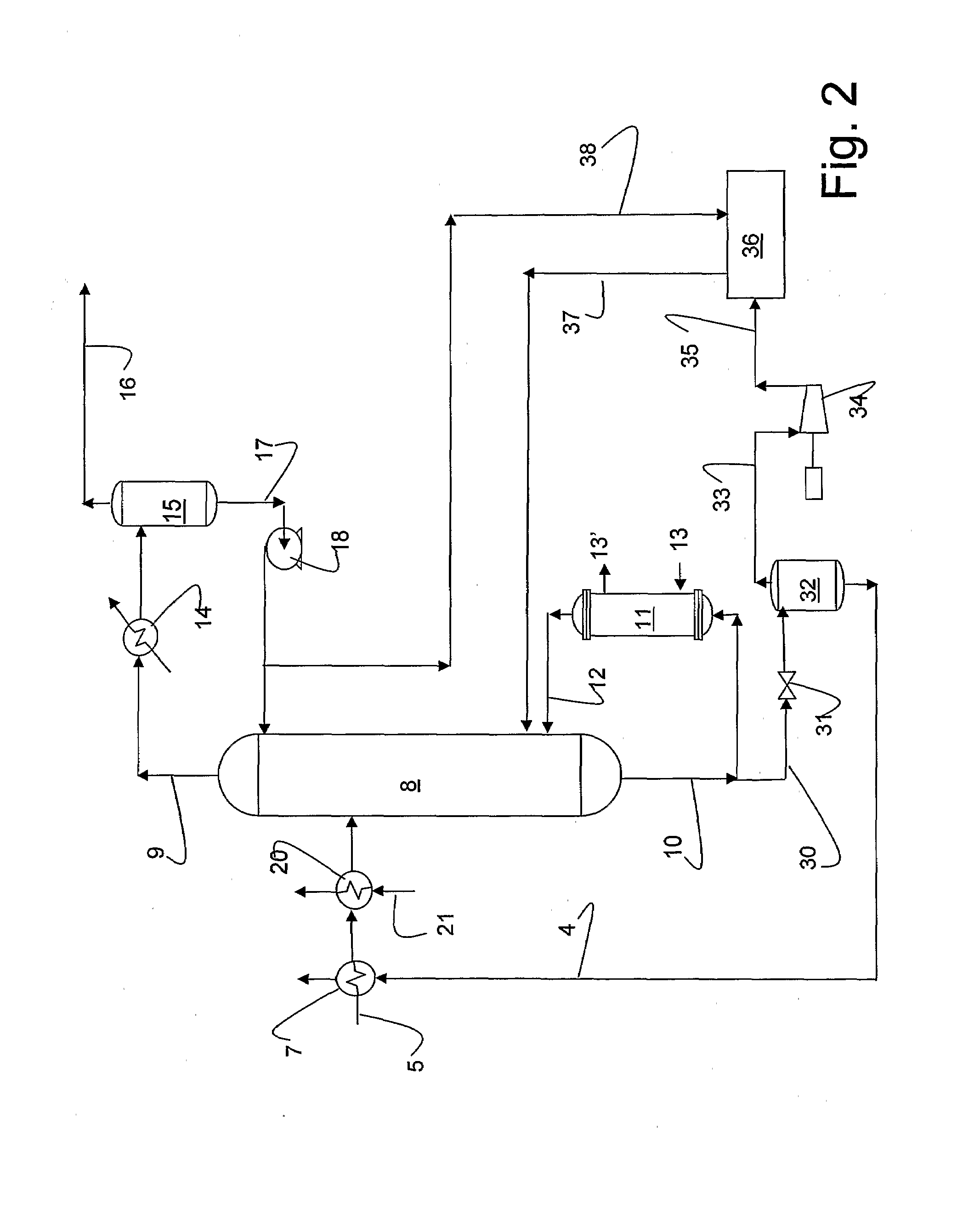 Absorbent regeneration with flashed lean solution and heat integration