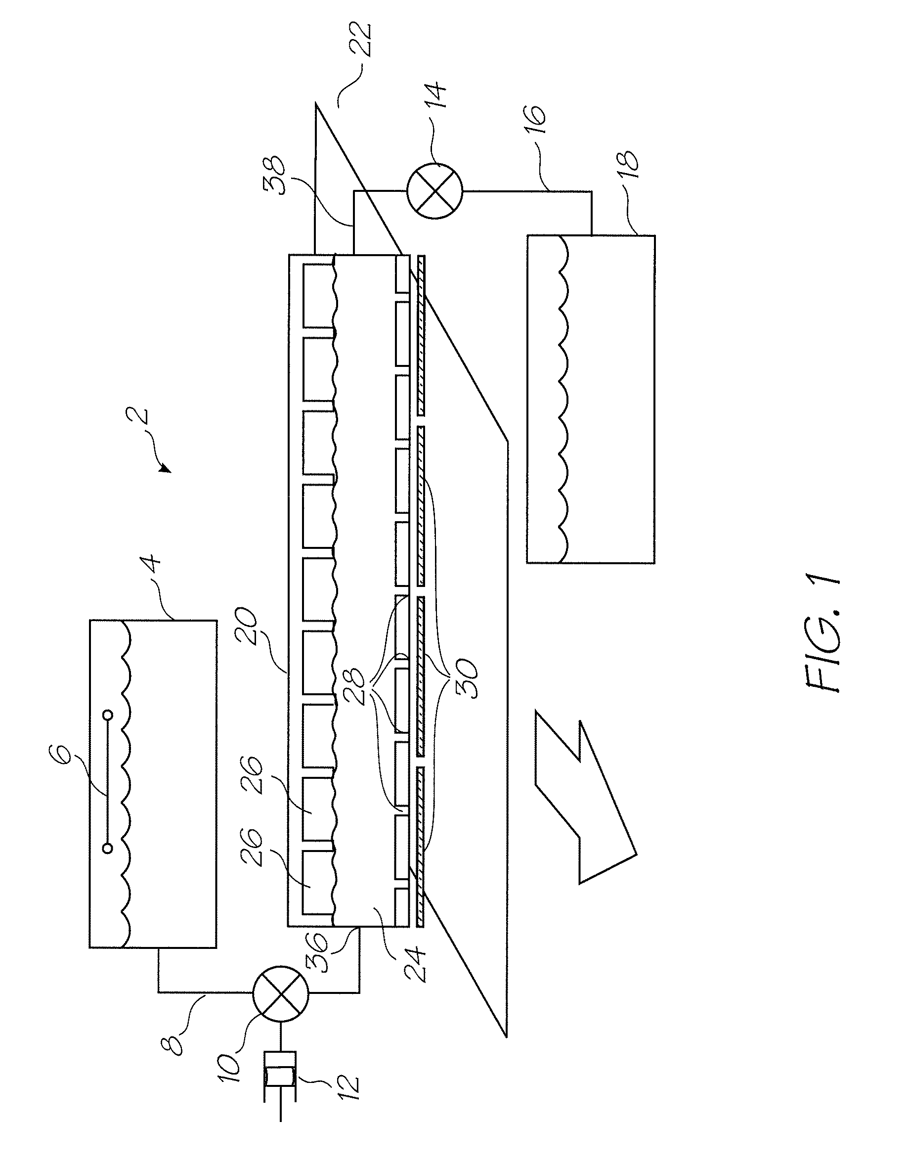 Printer with zero insertion force printhead cartridge