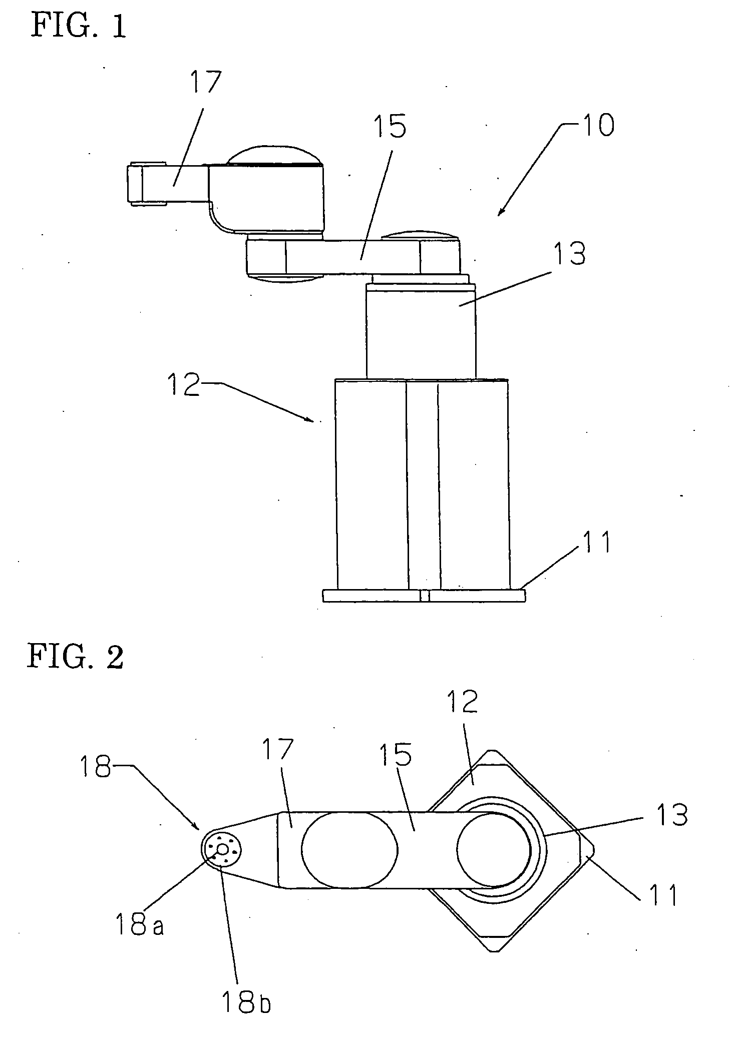 Horizontal articulated robot