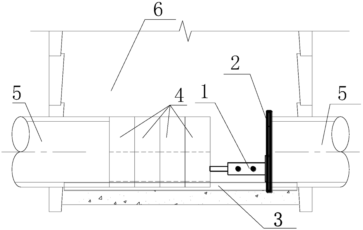 Two-way jacking pipe and use method thereof in jacking pipe construction