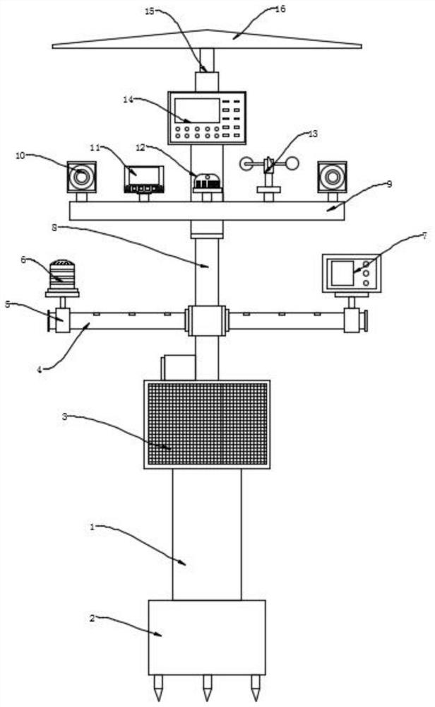 Radiation environment monitoring system and monitoring method