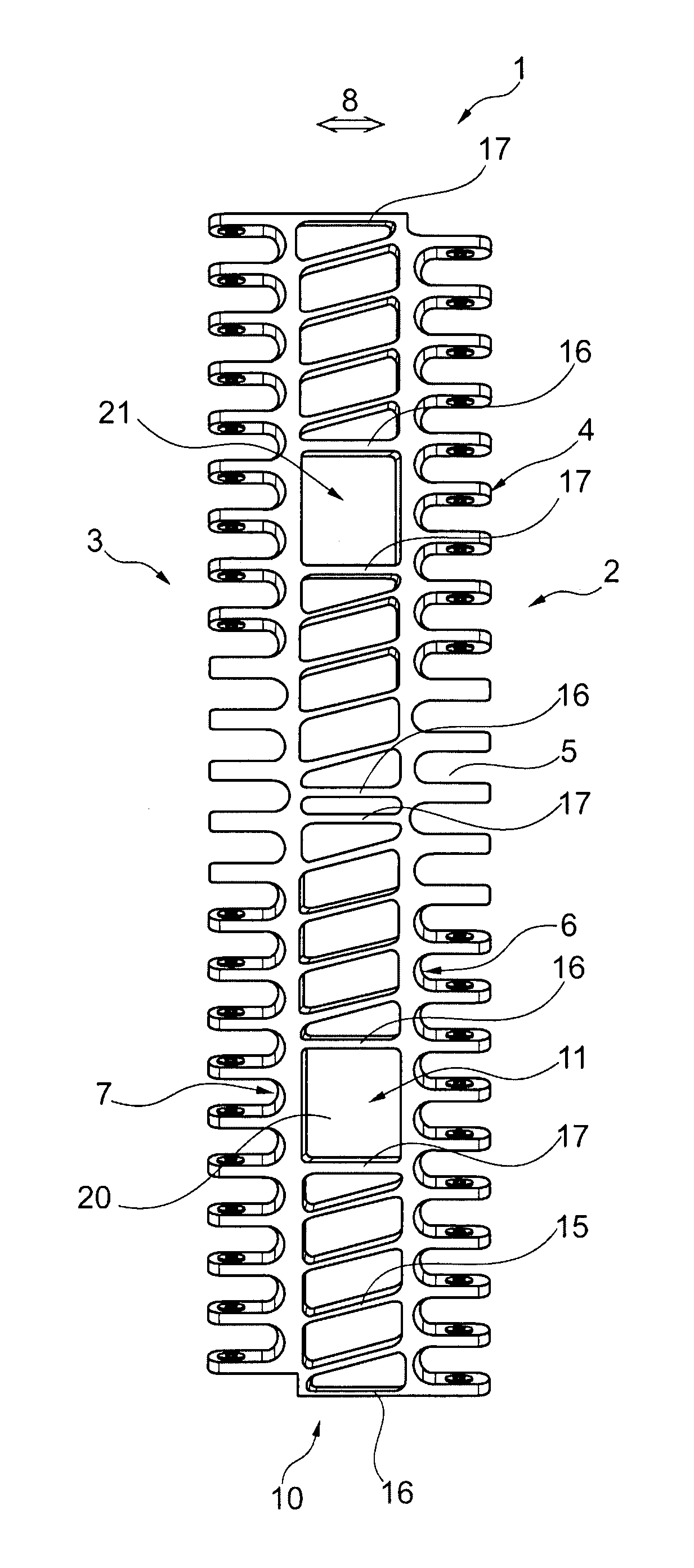 Modular belt link