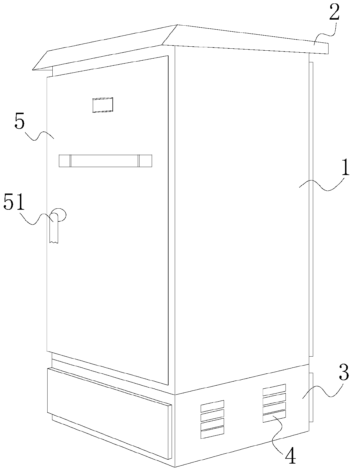 Heat-conducting water vapor circulating anti-liquefaction power box