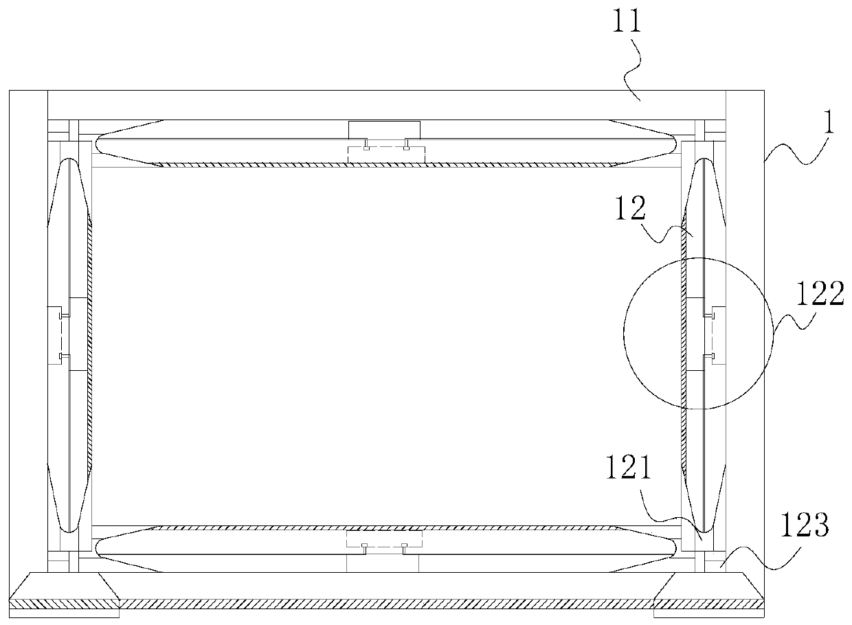 Heat-conducting water vapor circulating anti-liquefaction power box