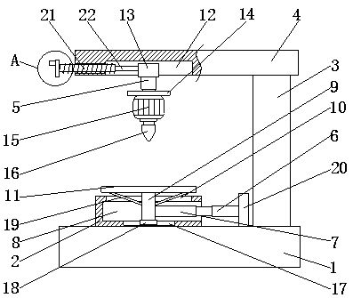 A perforating device with an adjustable perforating distance for solar processing