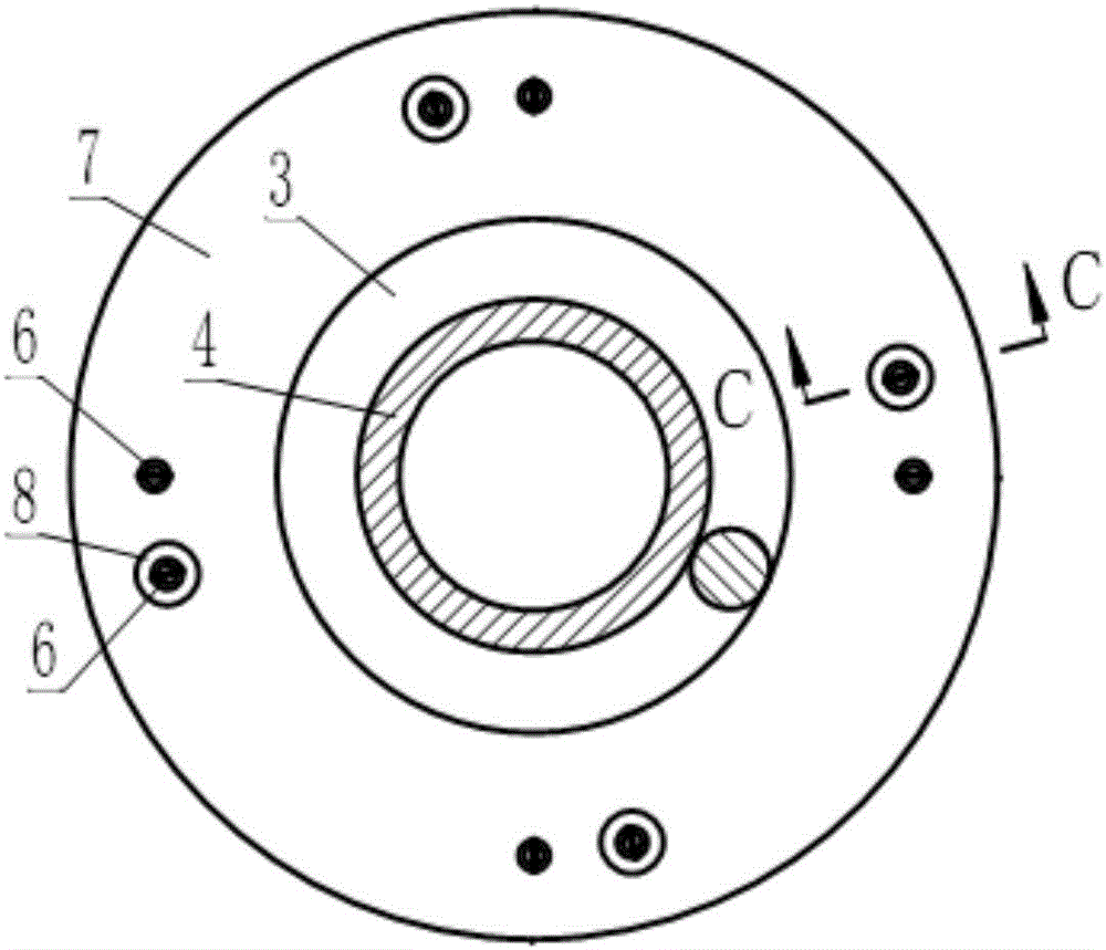 Spiral compression spring damper with presettable rigidity