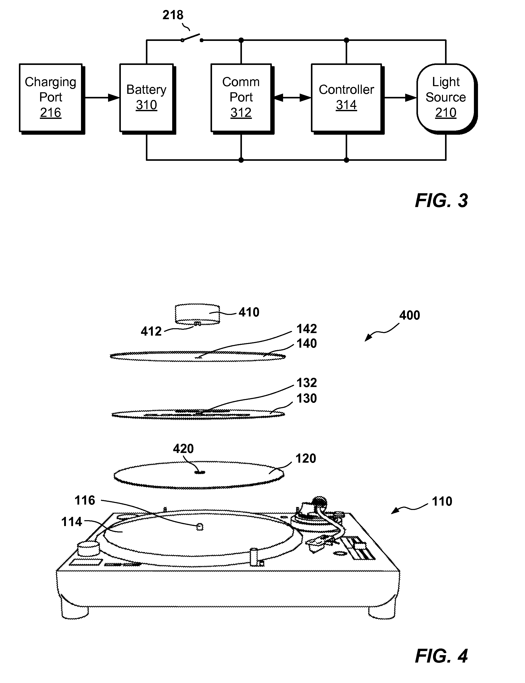 Visual enhancement for turntable playback