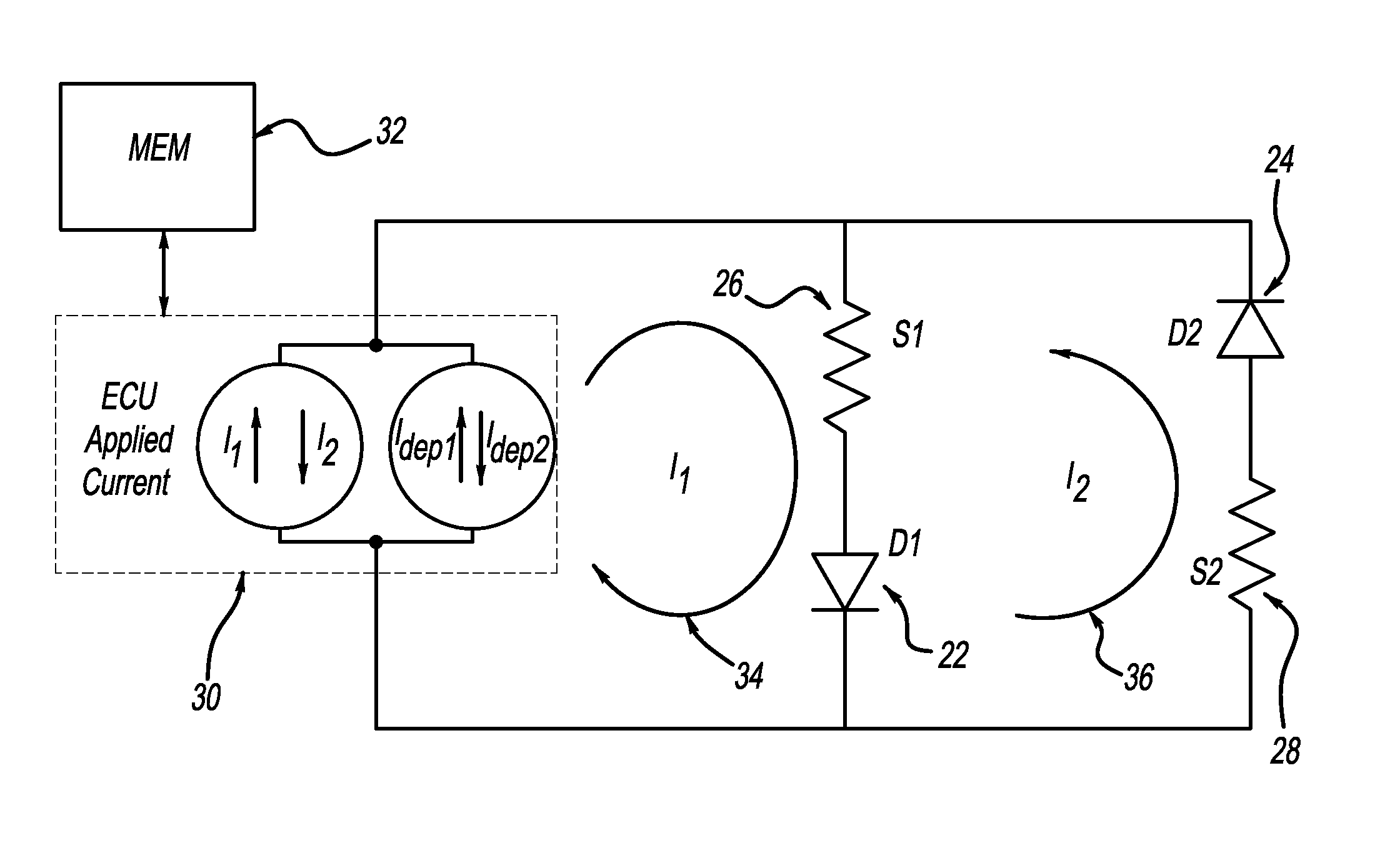 Method and system for diagnostic measurement of motor vehicle restraint system squib loop resistance