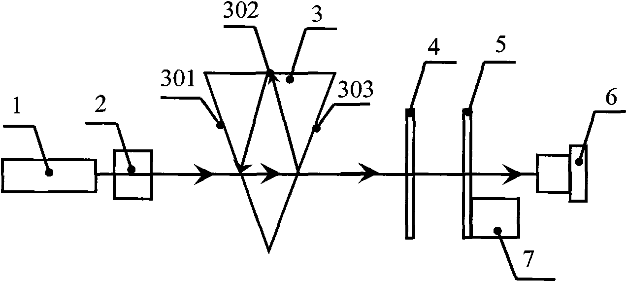 Trace substance analysis device based on near-field optical traveling-wave absorption