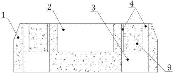 Prefabricated concrete bearing platform with reserved foundation ring hole and reserved pile nest holes and fabricated multi-pile foundation installation method based on prefabricated concrete bearing platform with reserved foundation ring hole and reserved pile nest holes