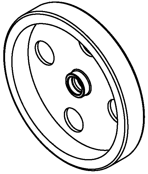 Magnetic conductive counter weight ring, production method thereof and magnetic control wheel