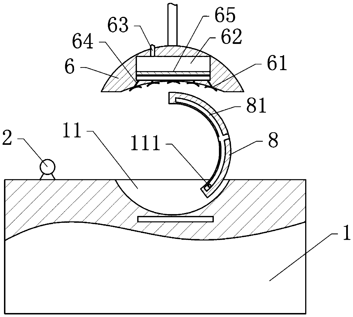 Gypsum cutting device for orthopedic treatment